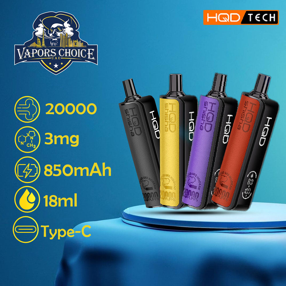 Why HQD Shisha 20000 Puffs Is a Top Choice for Long-Lasting Vaping?