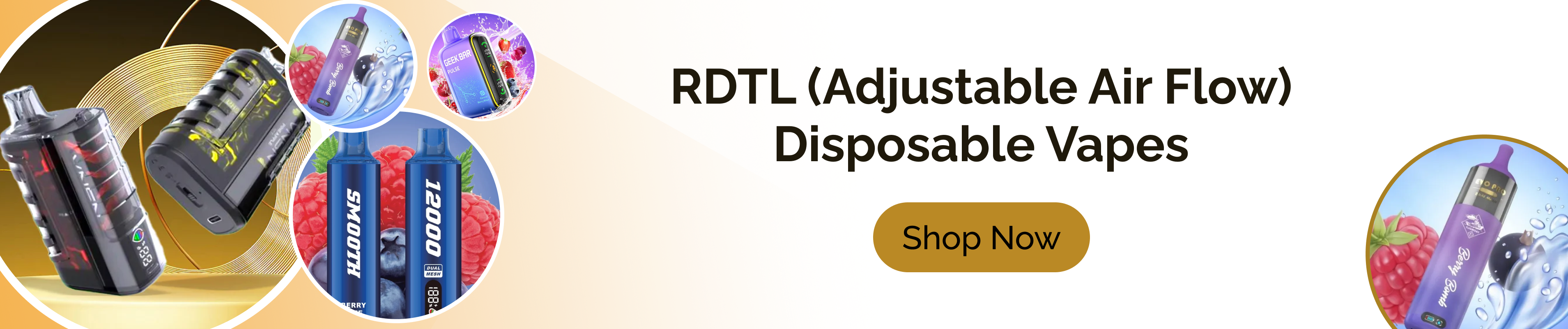 RDTL (Adjustable Air Flow) Disposable Vapes