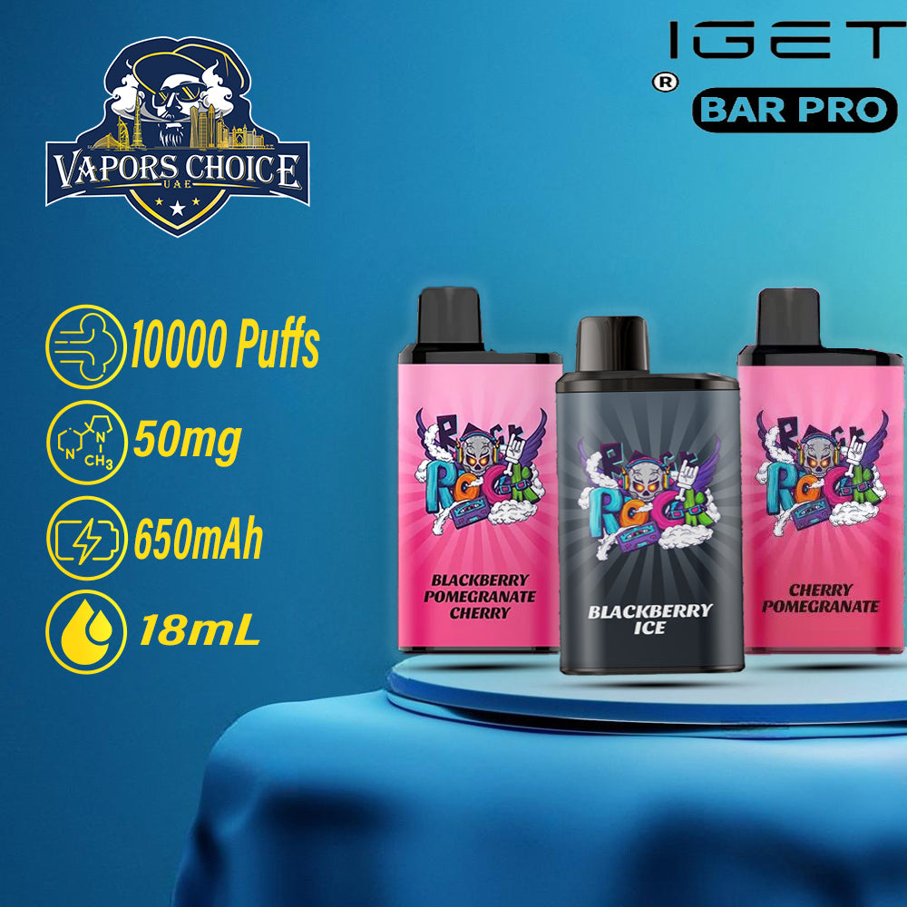 Iget Bar Pro Disposable Pod Device 10K PUFFS & UAE & Abu Dhabi 