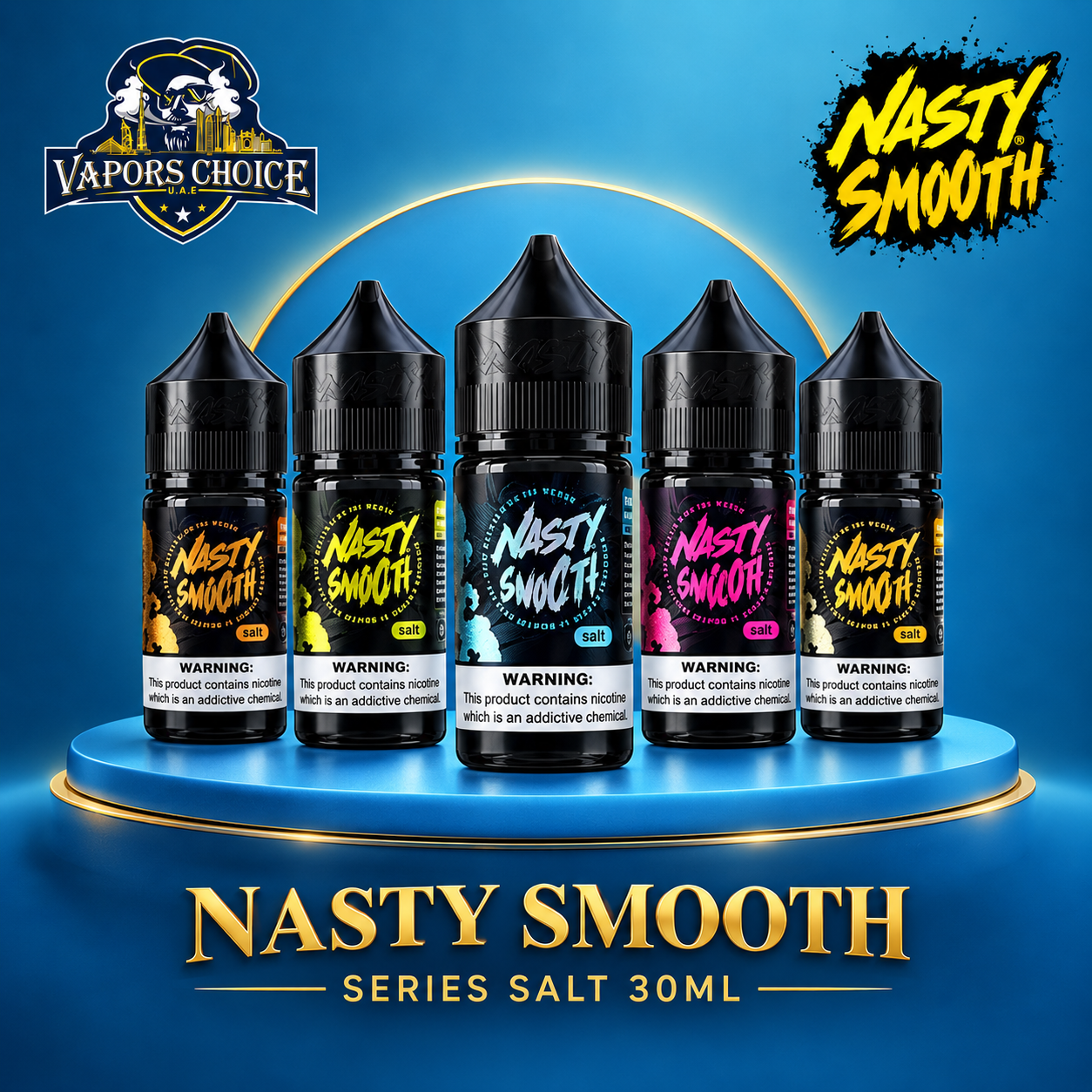 Nasty Juice Smooth Series  30ml Salt Nic E-liquids & Abu Dhabi*Fujairah*Ras Al Khaimah*Umm Al Quwain*Ajman*Sharjah*Dubai