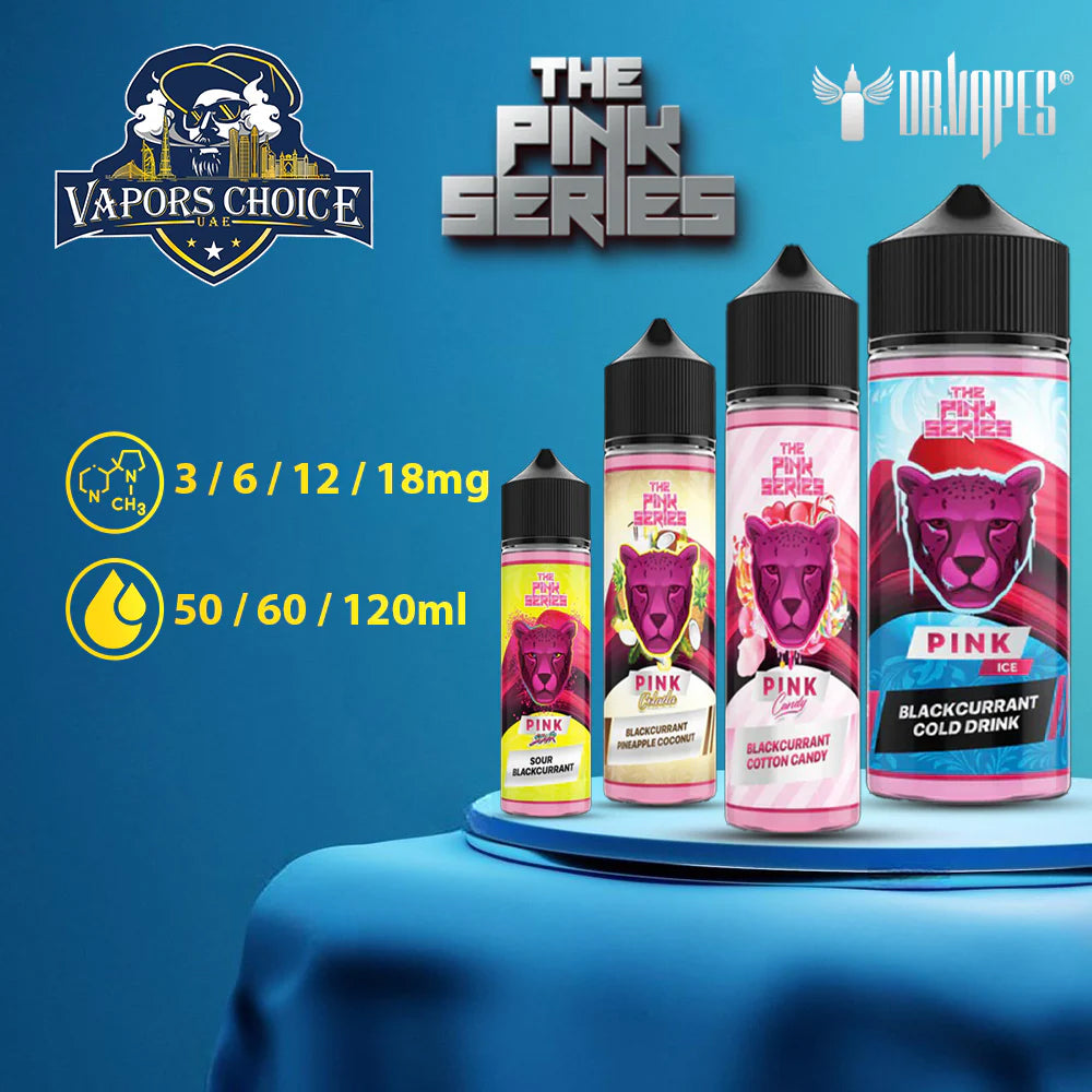 PINK Series E-Liquids By ( DR.VAPE ) & UAE & Abu Dhabi 