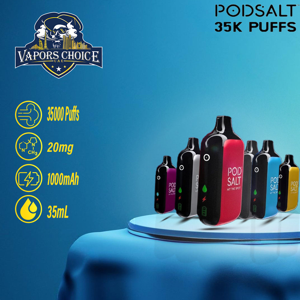 POD SALT 35K PUFFS DISPOSABLE VAPE 20MG & UAE & Abu Dhubi 