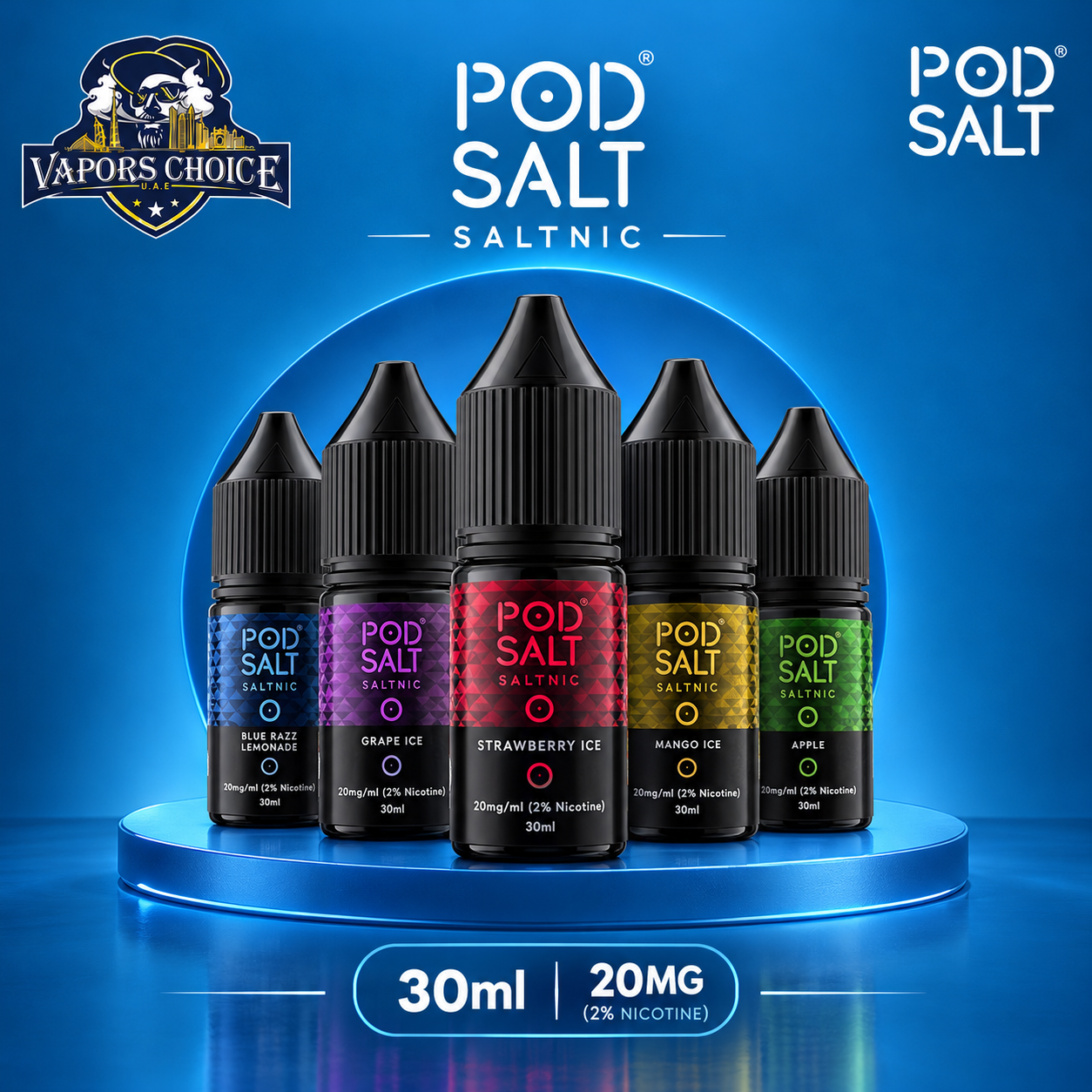 POD SALT SALTNIC 30ML – 20mg Vape Juice & UAE & Abu Dhabi*Fujairah*Ras Al Khaimah*Umm Al Quwain*Ajman*Sharjah*Dubai