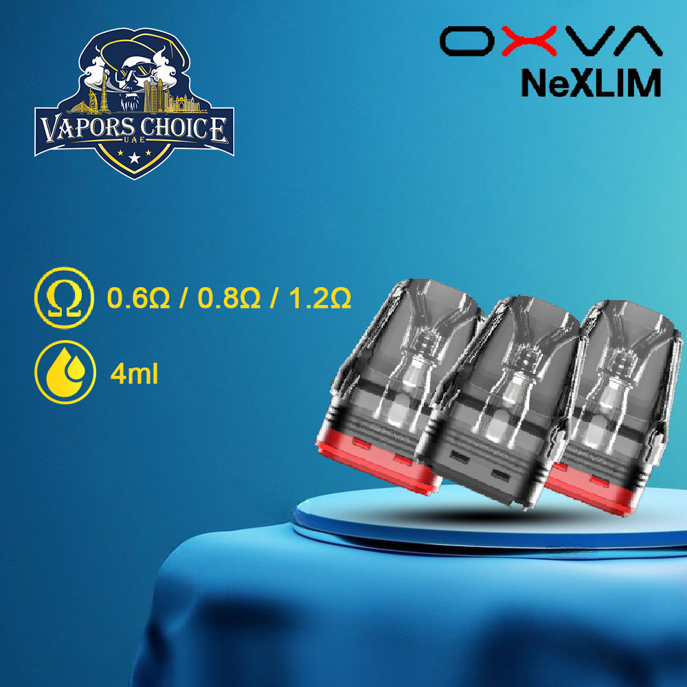 OXVA NeXLIM (TOP FILL) REPLACEMENT PODS - Vapors Choice UAE OXVA NeXLIM (TOP FILL) REPLACEMENT PODS - Vapors Choice UAE