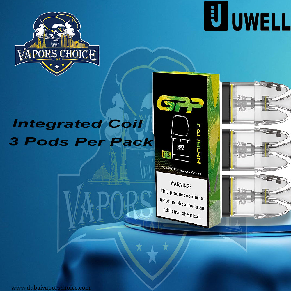 UWELL CALIBURN GPP Pods with Integrated Coil 3 Pc/Pack & Abu Dhabi & Dubai 