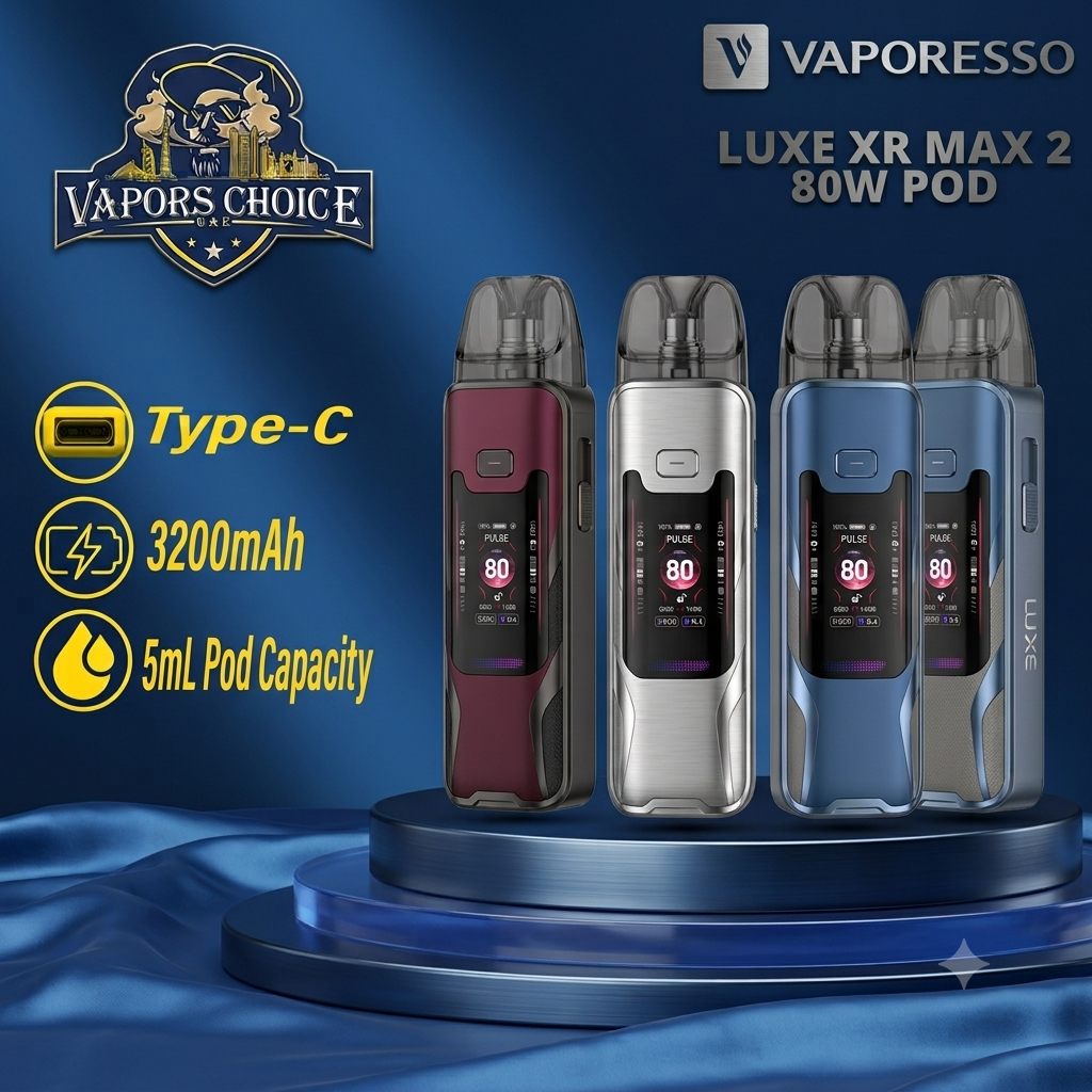VAPORESSO LUXE XR MAX 2 POD MOD 3200mAh UAE Abu Dhabi 