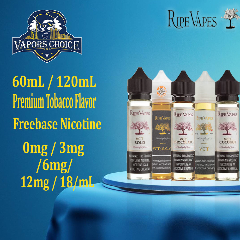 VCT Collection From Ripe Vapes E-Liquids 60ML&120ML
& UAE & Abu Dhabi 