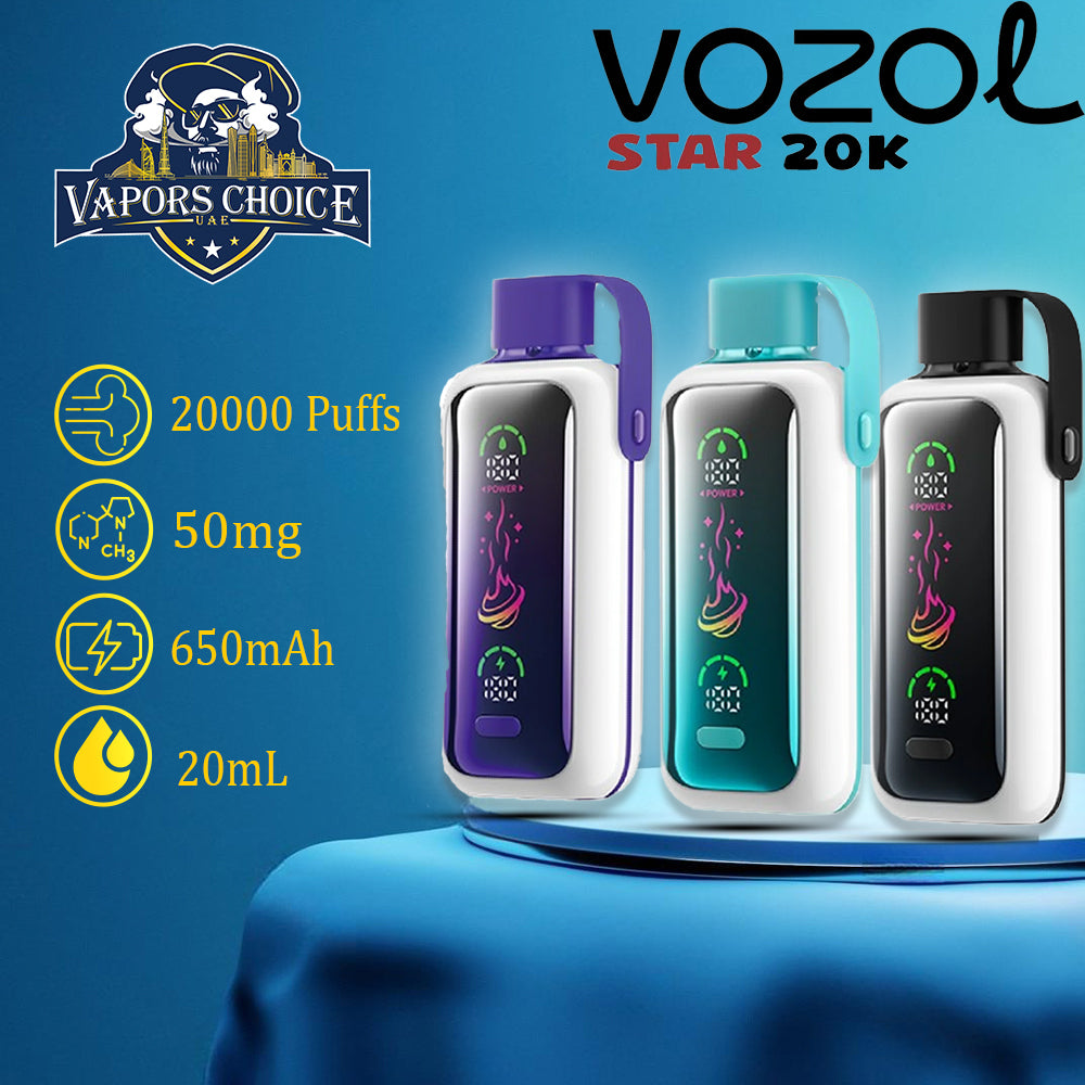 VOZOL STAR 20K PUFFS (50mg) DISPOSABLE VAPE &UAE & Abu Dhabi 