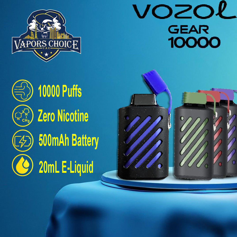 ZERO Nicotine - VOZOL GEAR 10K Puffs Disposable Vape & Abu Dhabi 