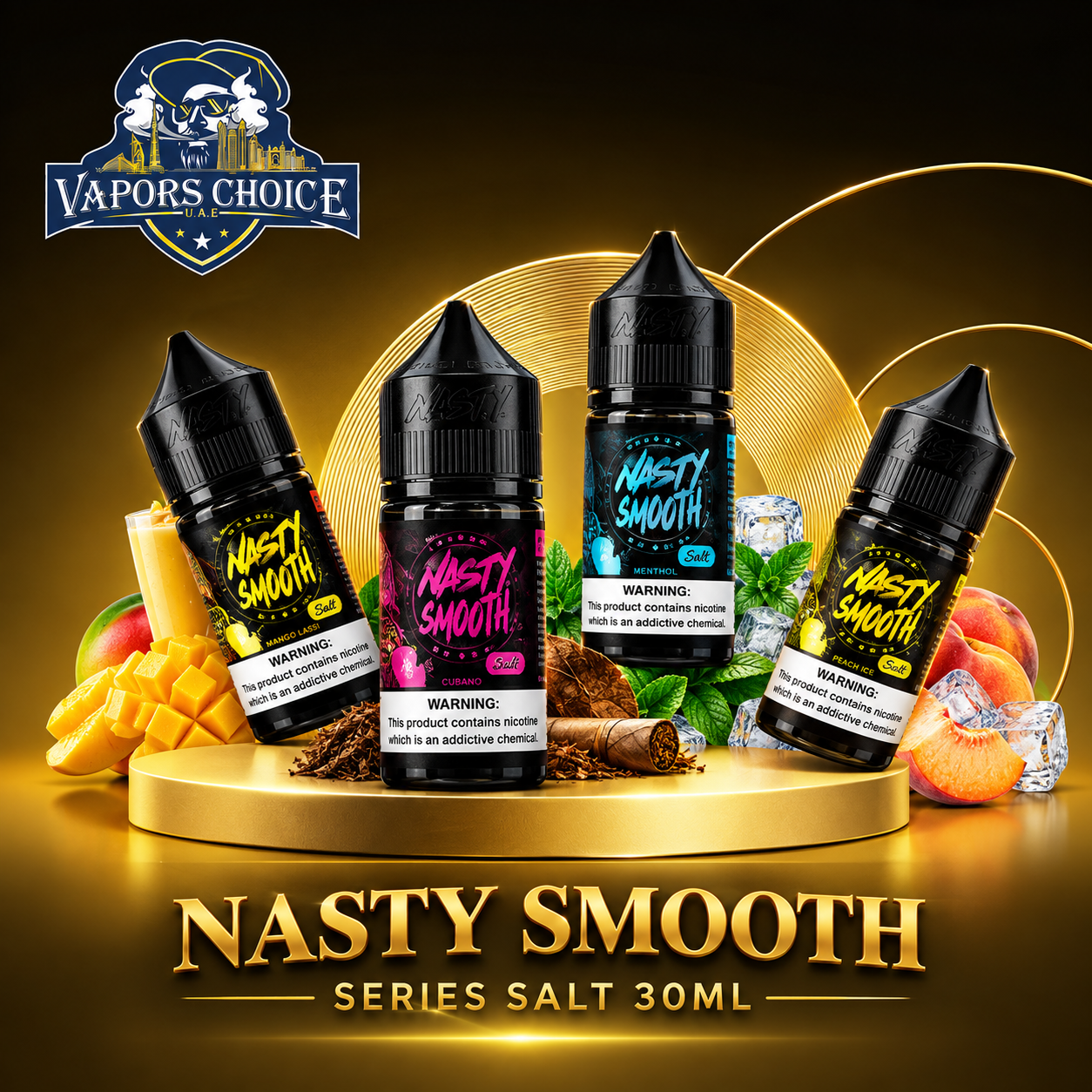 Nasty Juice Smooth Series  30ml Salt Nic E-liquids & UAE & Abu Dhabi*Dubai*Sharjah*Ajman*Umm Al Quwain*Ras Al Khaimah*Fujairah