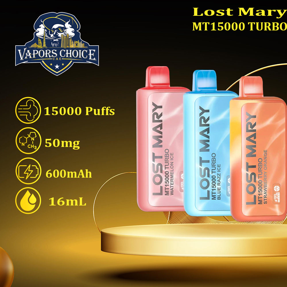 LOST MARY MT15000 (50mg) - 15000 PUFFS DISPOSABLE VAPE TURBO & UAE & Sharjah