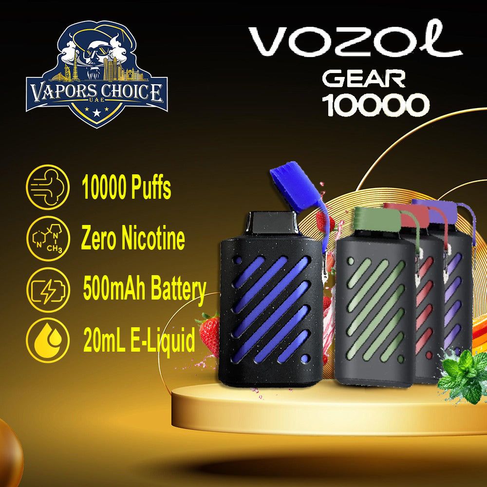 ZERO Nicotine - VOZOL GEAR 10K Puffs Disposable Vape & Dubai 