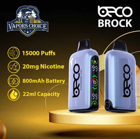 BECO BROCK (20mg) 15000 PUFFS - DISPOSABLE VAPE & UAE & Dubai 