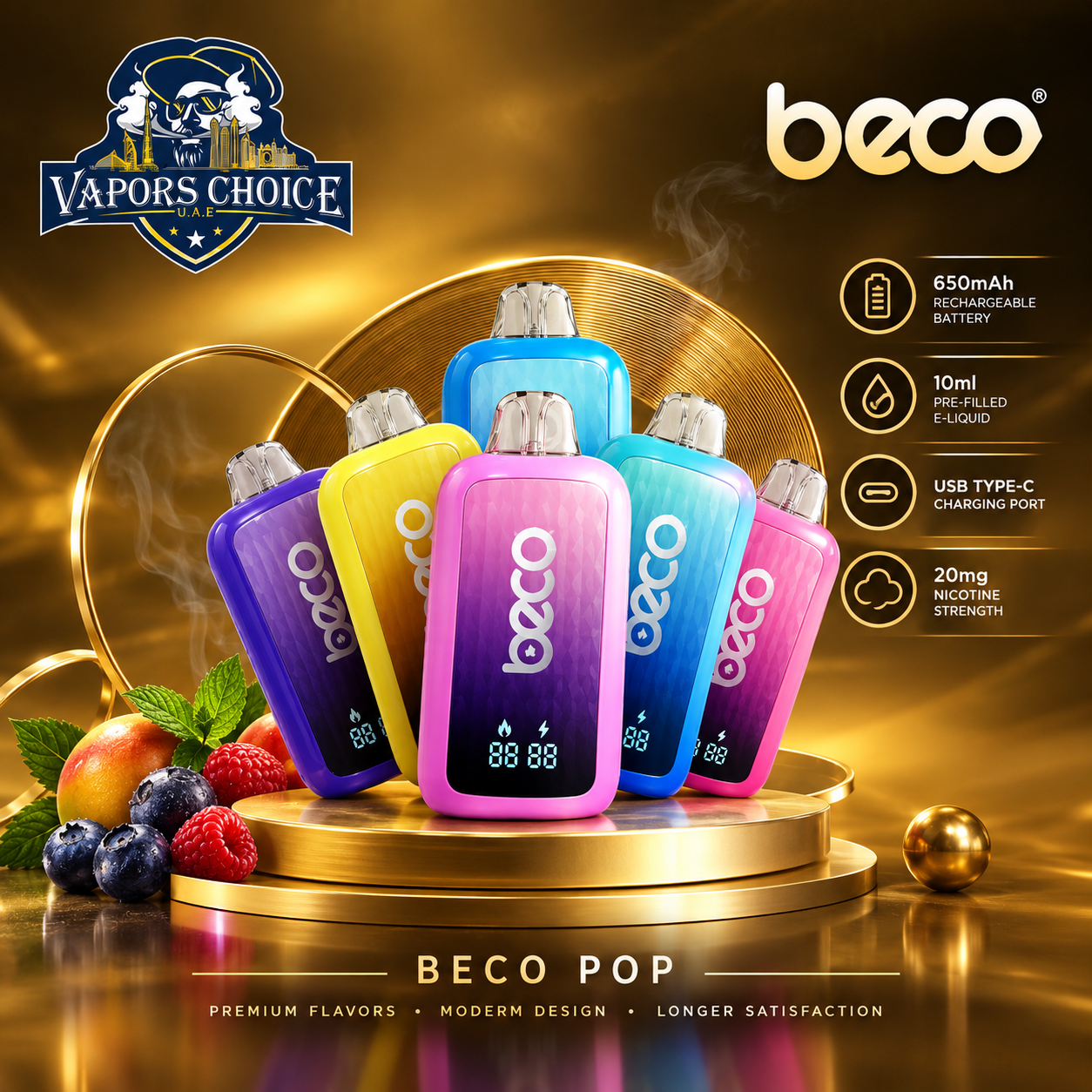 BECO POP 30K Puffs Disposable Vape 20mg & UAE & Abu Dhabi*Dubai*Sharjah*Ajman*Umm Al Quwain*Ras Al Khaimah*Fujairah