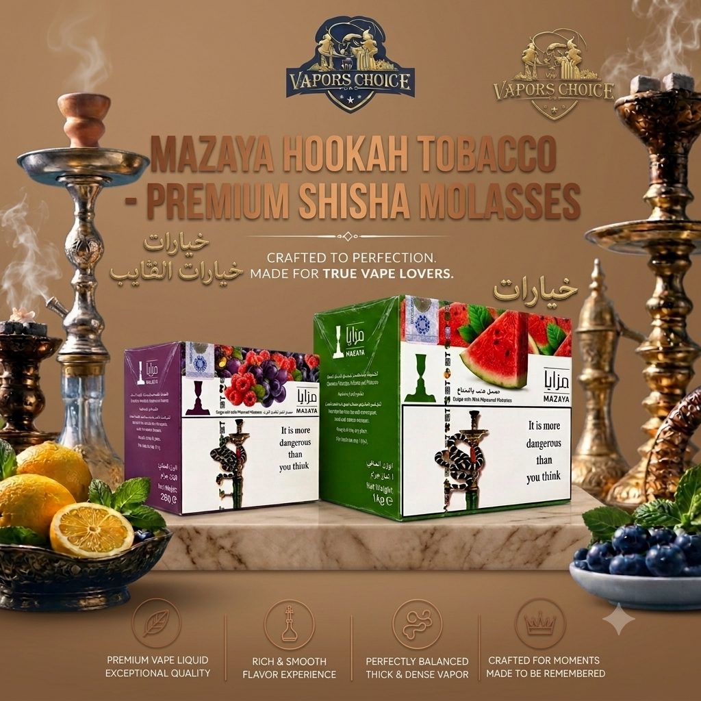 Mazaya Hookah Tobacco – Premium Shisha Molasses UAE Dubai