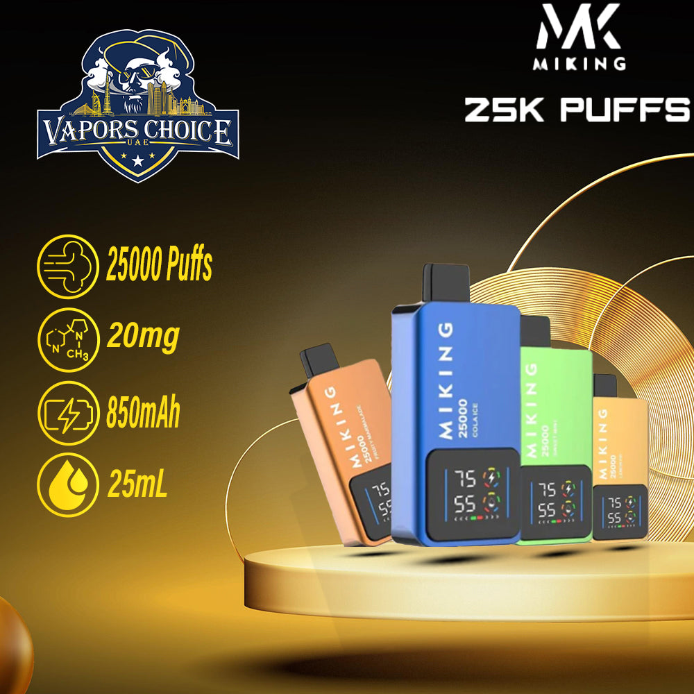 Miking 25000 Puffs Disposable Vape 20mg Nicotine & UAE & Dubai 