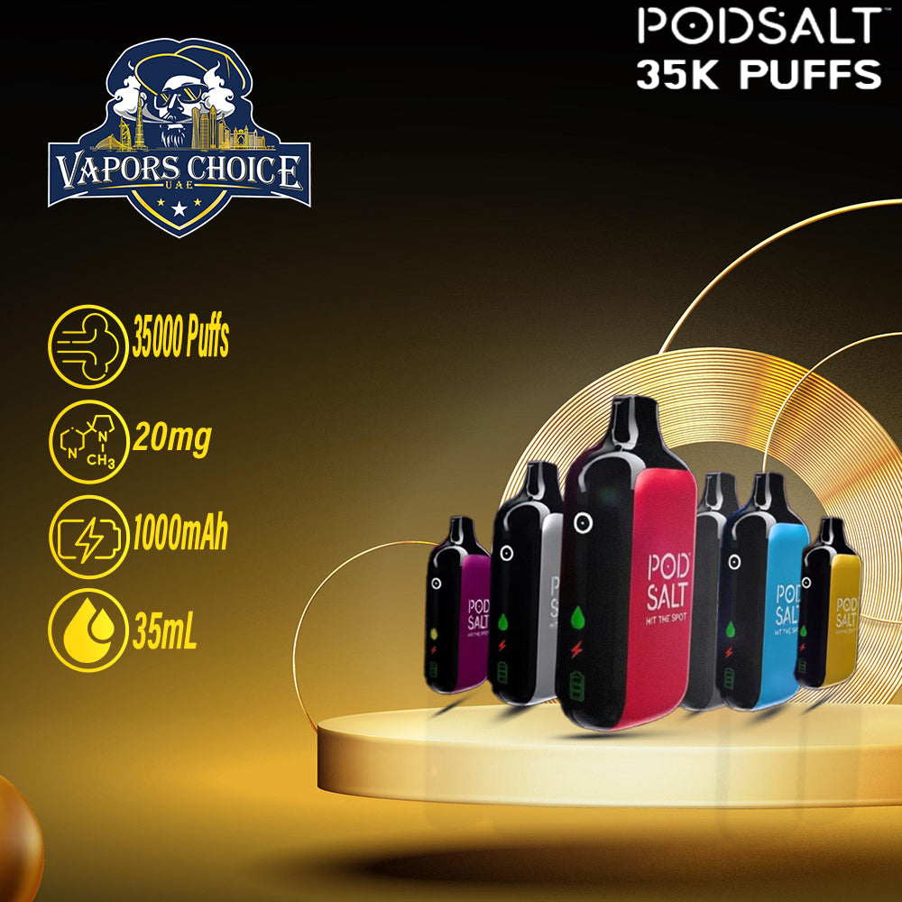 POD SALT 35K PUFFS DISPOSABLE VAPE 20MG & UAE & Dubai 
