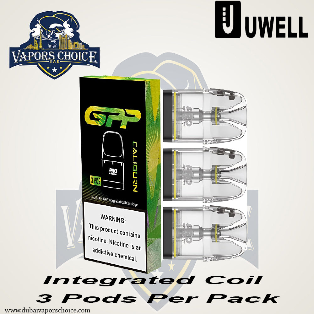 UWELL CALIBURN GPP Pods with Integrated Coil 3 Pc/Pack & Abu Dhabi 