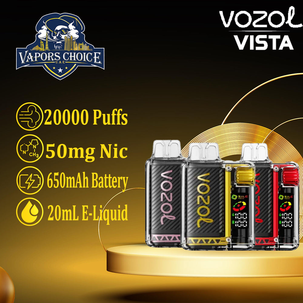 VOZOL VISTA 20K PUFFS (50mg) DISPOSABLE VAPE & UAE & Dubai 