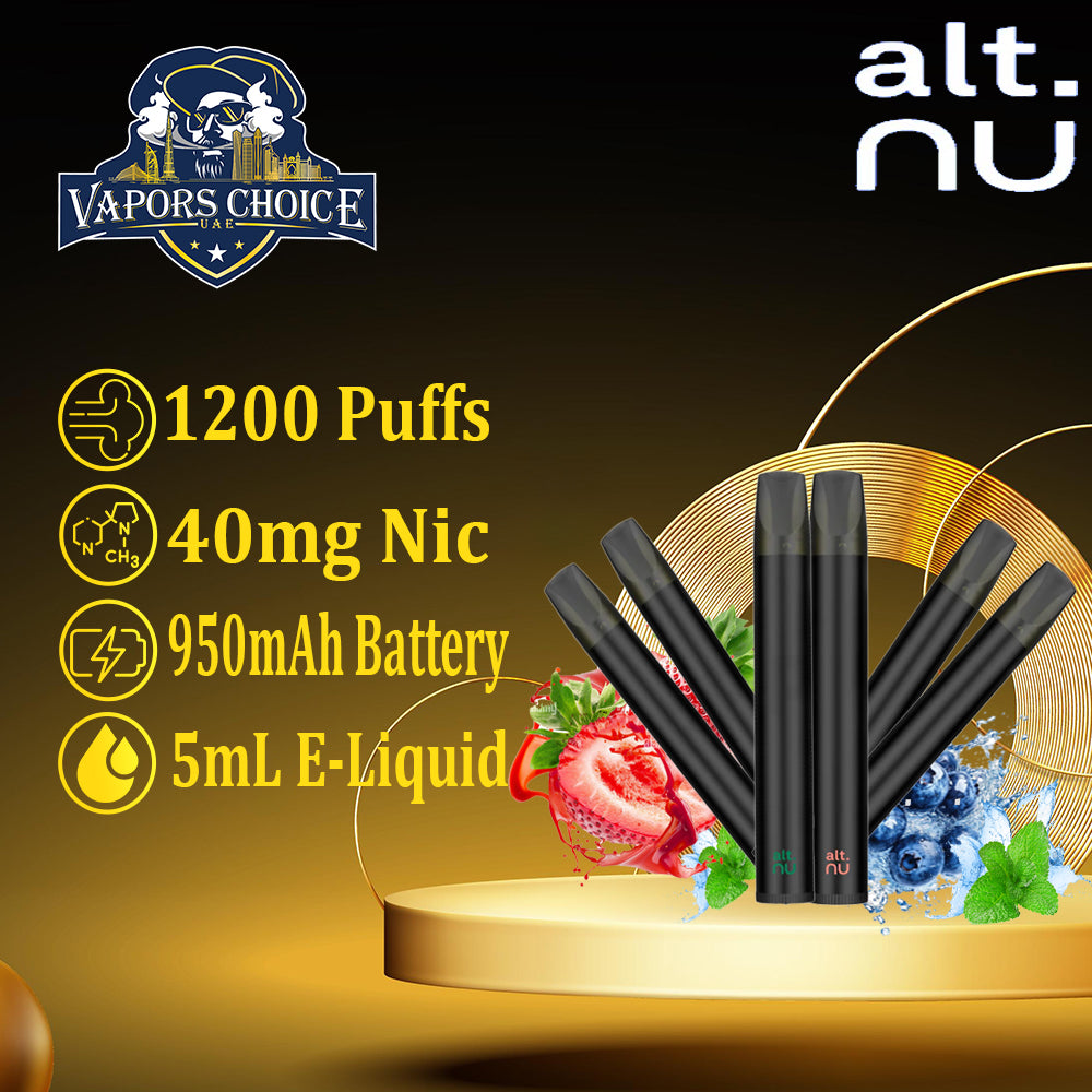 alt. NU (40mg) 1200 PUFFS DISPOSABLE VAPE-V2.0 & UAE & Dubai 