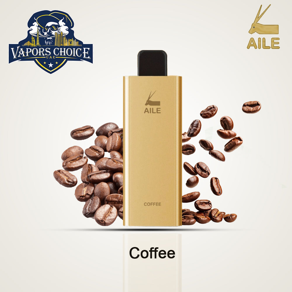 AILE GOLDEN BAR (20mg) 6000 PUFFS - DISPOSABLES VAPE Coffee UAE Abu Dhabi & Dubai