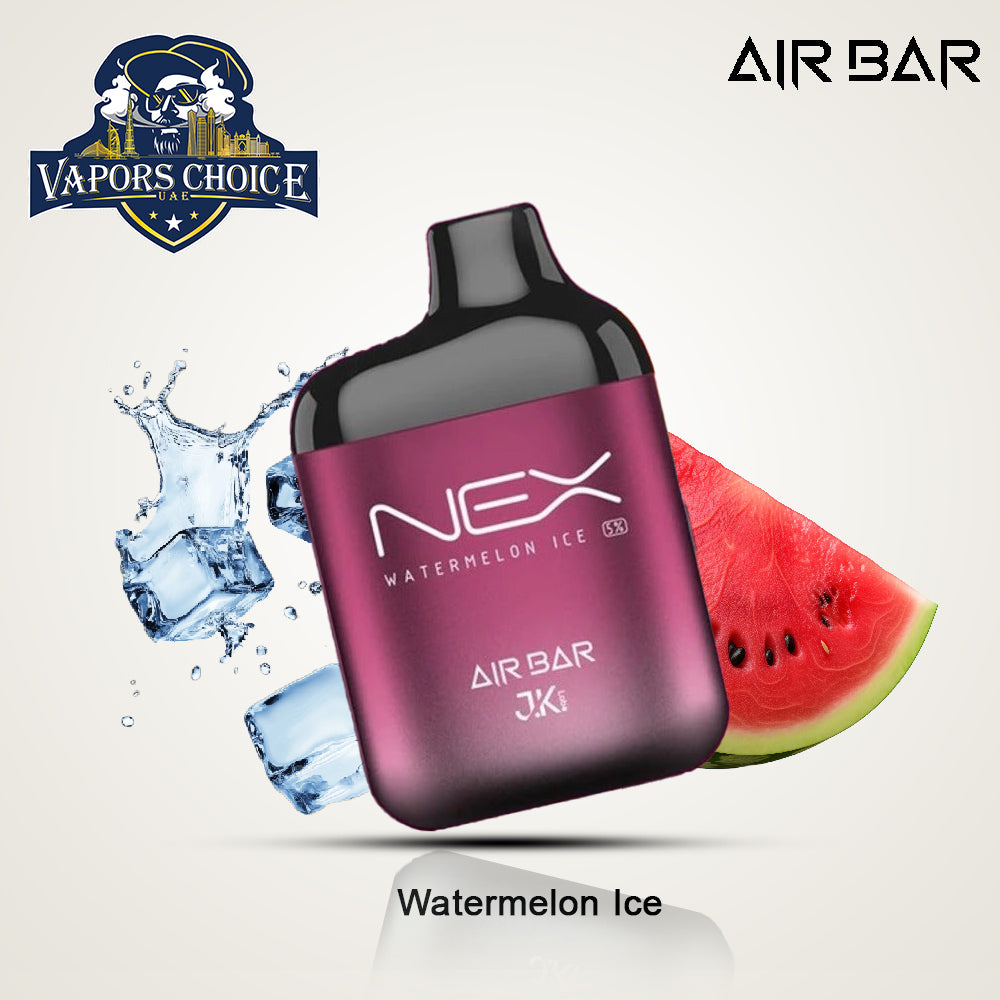 AIR BAR NEX (20mg & 50mg) 6500 PUFFS - DISPOSABLE VAPE Watermelon Ice