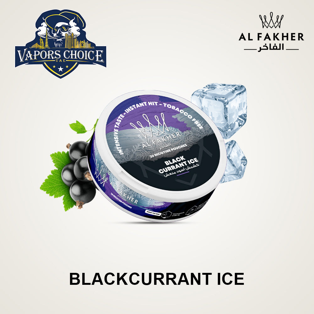 AL Fakher Nicotine Pouches Blackcurrant Ice UAE Abu Dhabi
