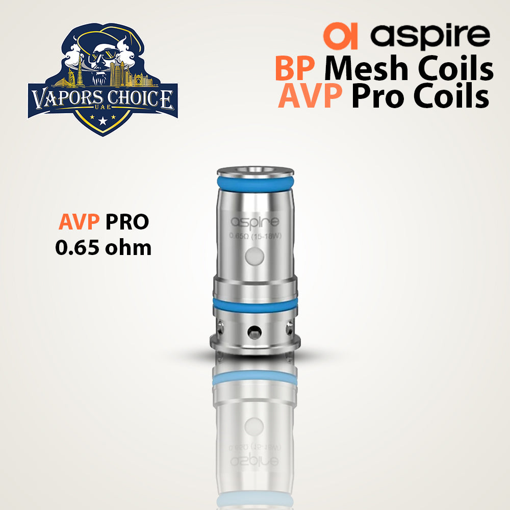 ASPIRE BP Mesh Coils & AVP Pro Replacement Coils AVP Pro 0.65 ohm UAE Umm Al Quwain