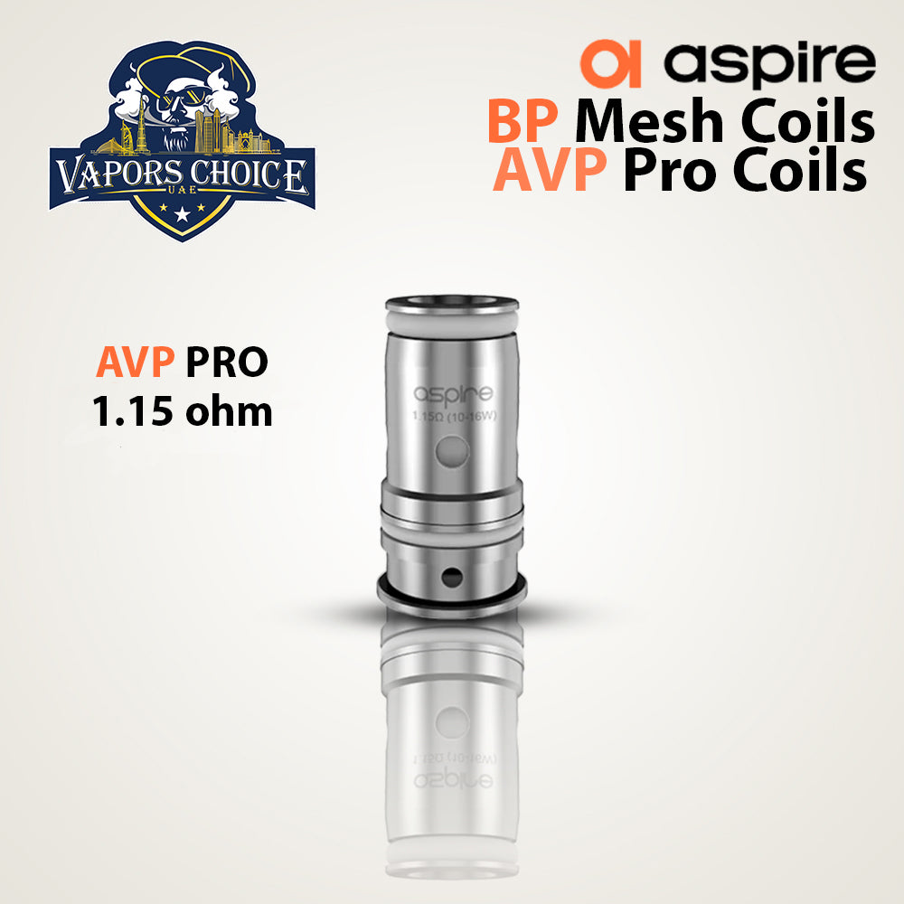 ASPIRE BP Mesh Coils & AVP Pro Replacement Coils AVP Pro 1.15 ohm UAE Dubai