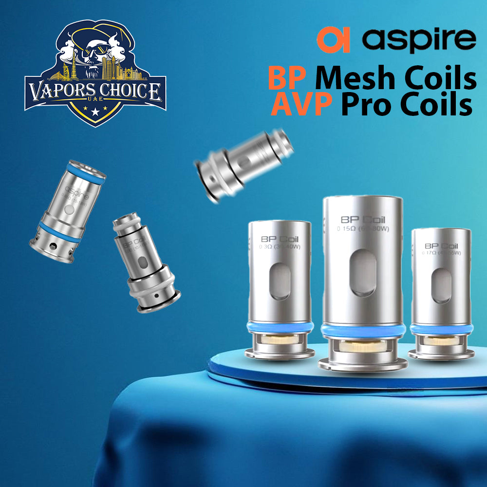 ASPIRE BP Mesh Coils & AVP Pro Replacement Coils UAE Abu Dhabi