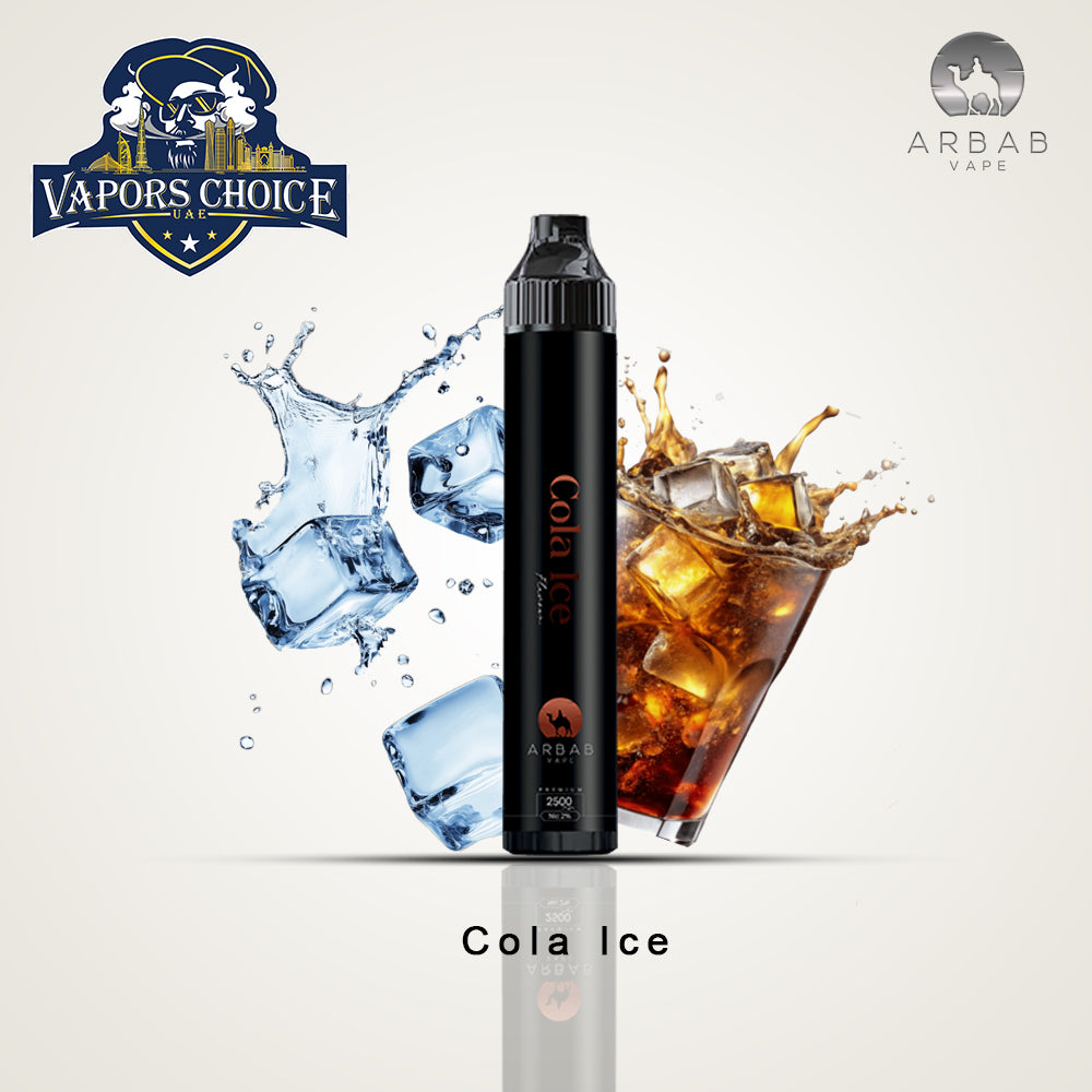 Arbab Vape (20mg) 2500 PUFFS - DISPOSABLE VAPE Cola Ice UAE Al Ain