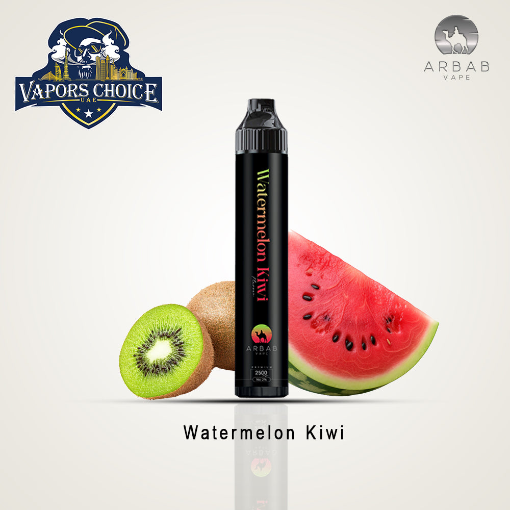 Arbab Vape (20mg) 2500 PUFFS - DISPOSABLE VAPE Watermelon Kiwi UAE Dubai & Ras Al-Khaimah