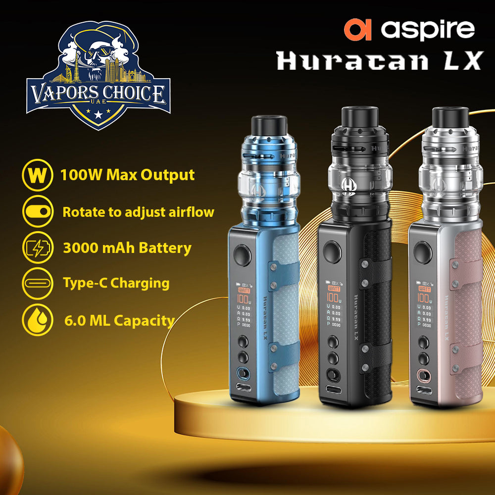 Aspire Huracan LX 100W (Internal Battery) Vape Kit UAE Abu Dhabi