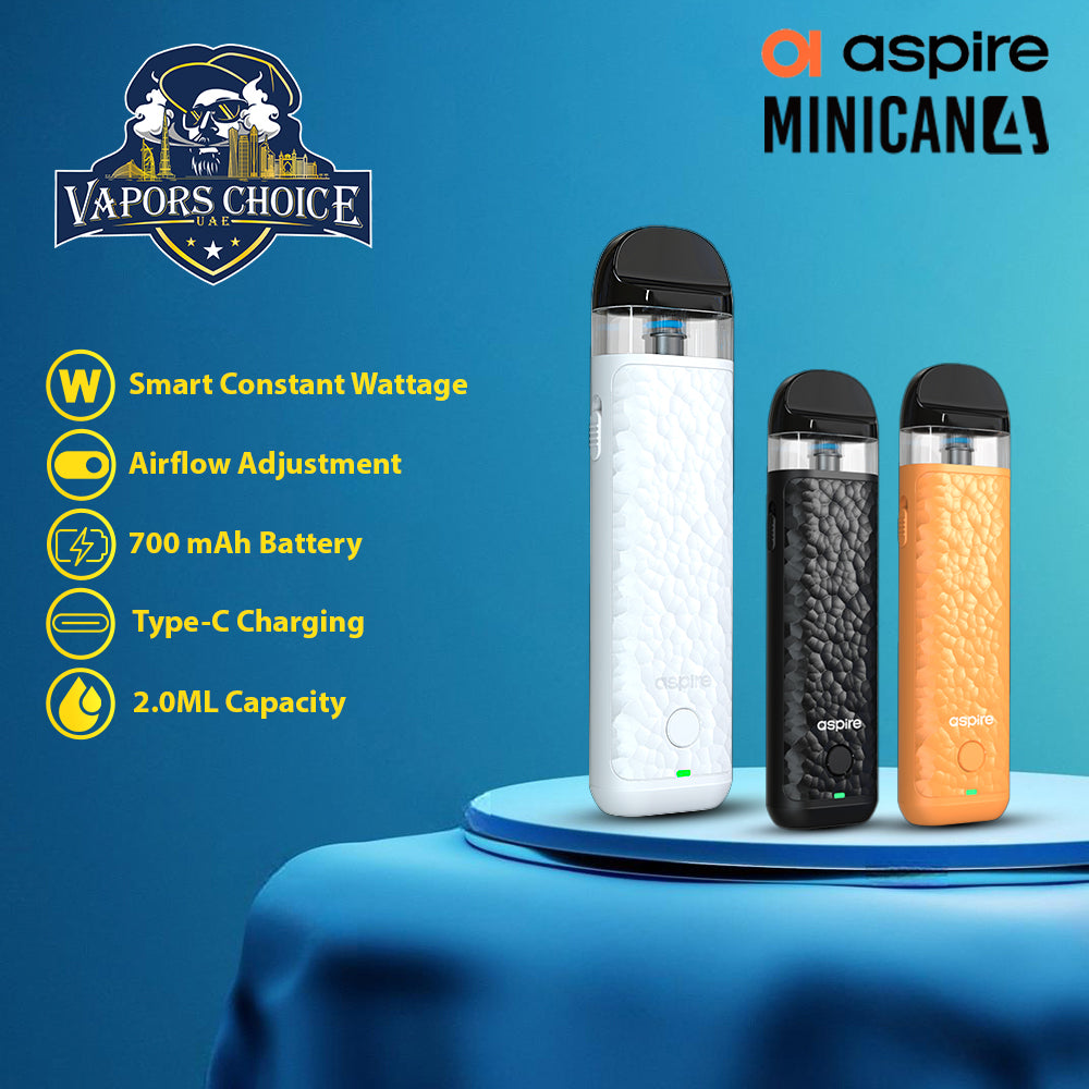 Aspire Minican Pod System Vape Kit | Minican Vape for Best Price in Dubai, UAE - Vapors Choice UAE Aspire Minican Pod System Vape Kit | Minican Vape for Best Price in Dubai, UAE - Vapors Choice UAE