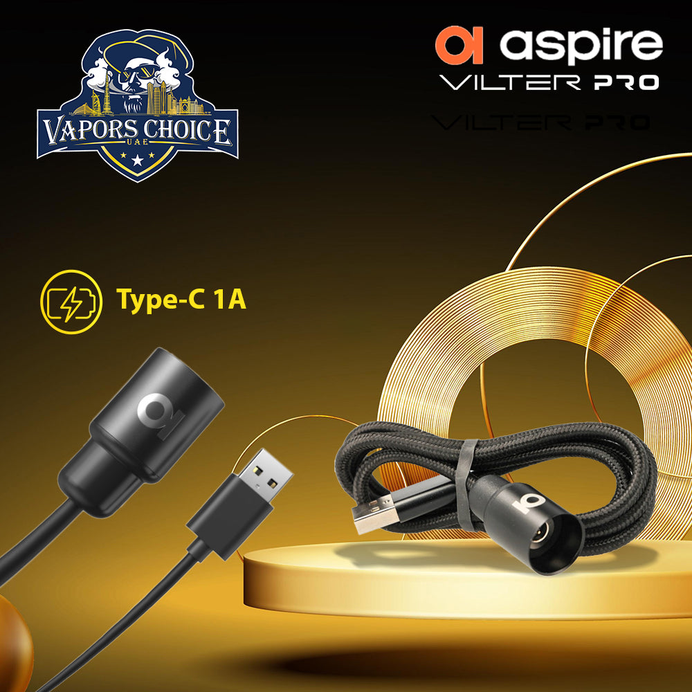 Aspire Vilter Pro Pen Charging Cable Original For Vilter Pro Device UAE Abu Dhabi