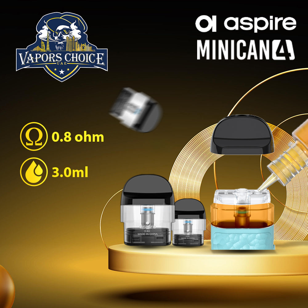 Aspire MINICAN Replacement Pods with Meshed Coil 3ml UAE Dubai