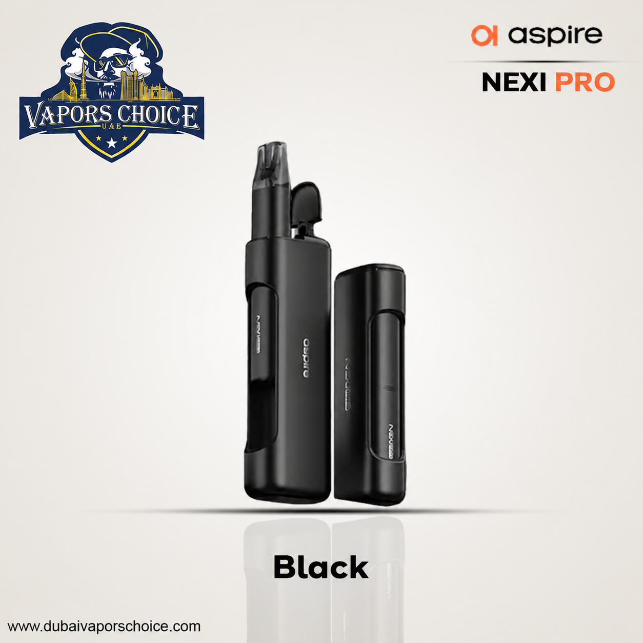 Aspire NEXI PRO Combo Kit 1650 mAh & UAE & Black & Ajman & Dubai 