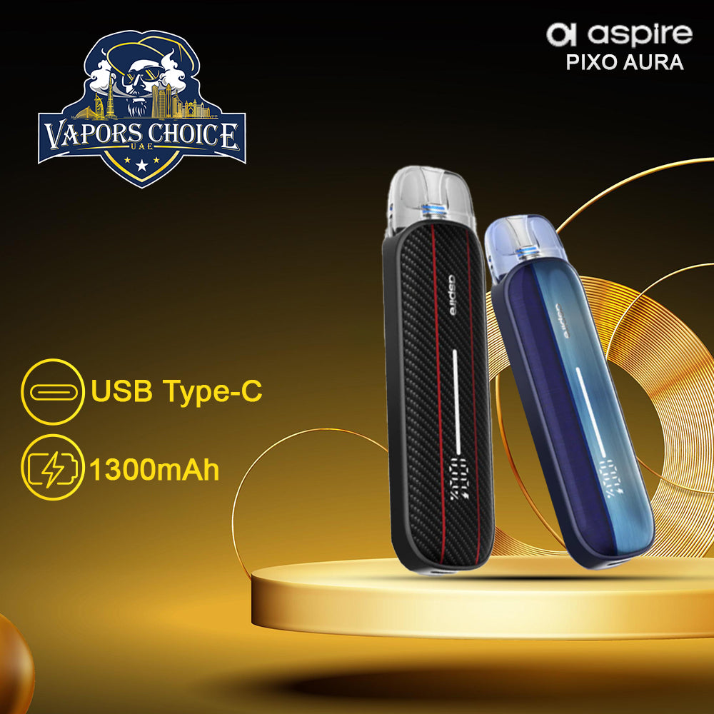 Aspire PIXO AURA Pod Vape Kit 1300mAh 2st UAE Dubai