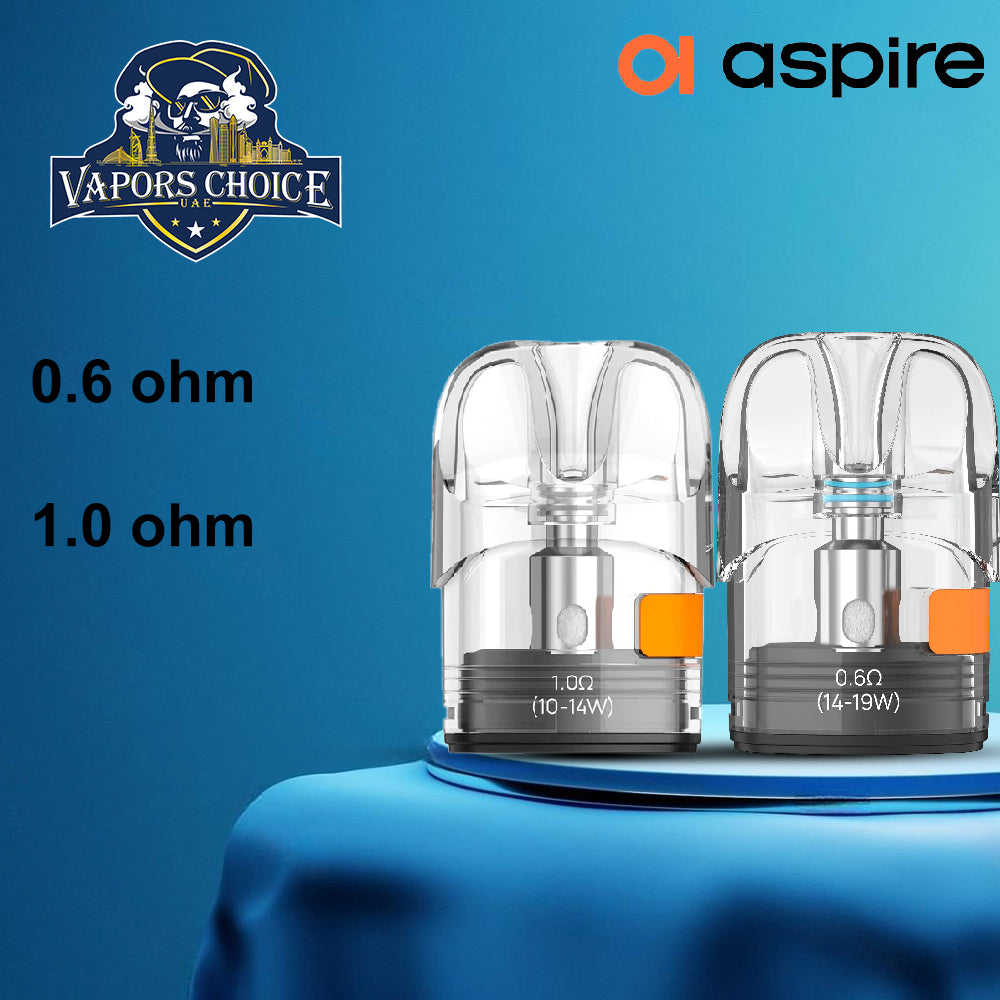 Aspire Pixo Replacement Pod 3ml Cartridge 2pcs - Vapors Choice UAE Aspire Pixo Replacement Pod 3ml Cartridge 2pcs - Vapors Choice UAE