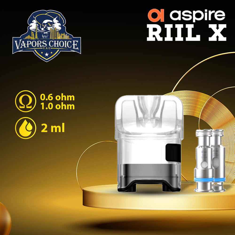 Aspire Riil X Replacement Pod 2ml For Riil X Pod Kit UAE Dubai