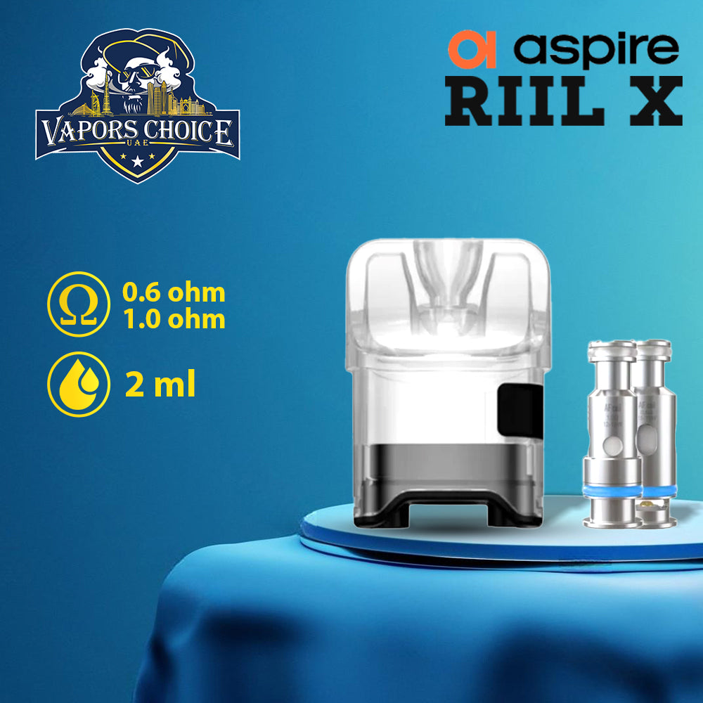 Aspire Riil X Replacement Pod 2ml For Riil X Pod Kit UAE Abu Dhabi