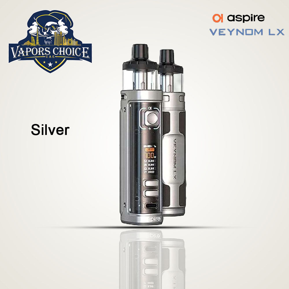Aspire Veynom LX Kit 100W silver UAE Abu Dhabi