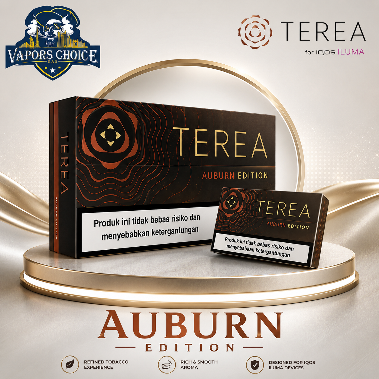 IQOS TEREA Sticks Indonesia (10 Packs) & Auburn Edition & UAE & Fujairah