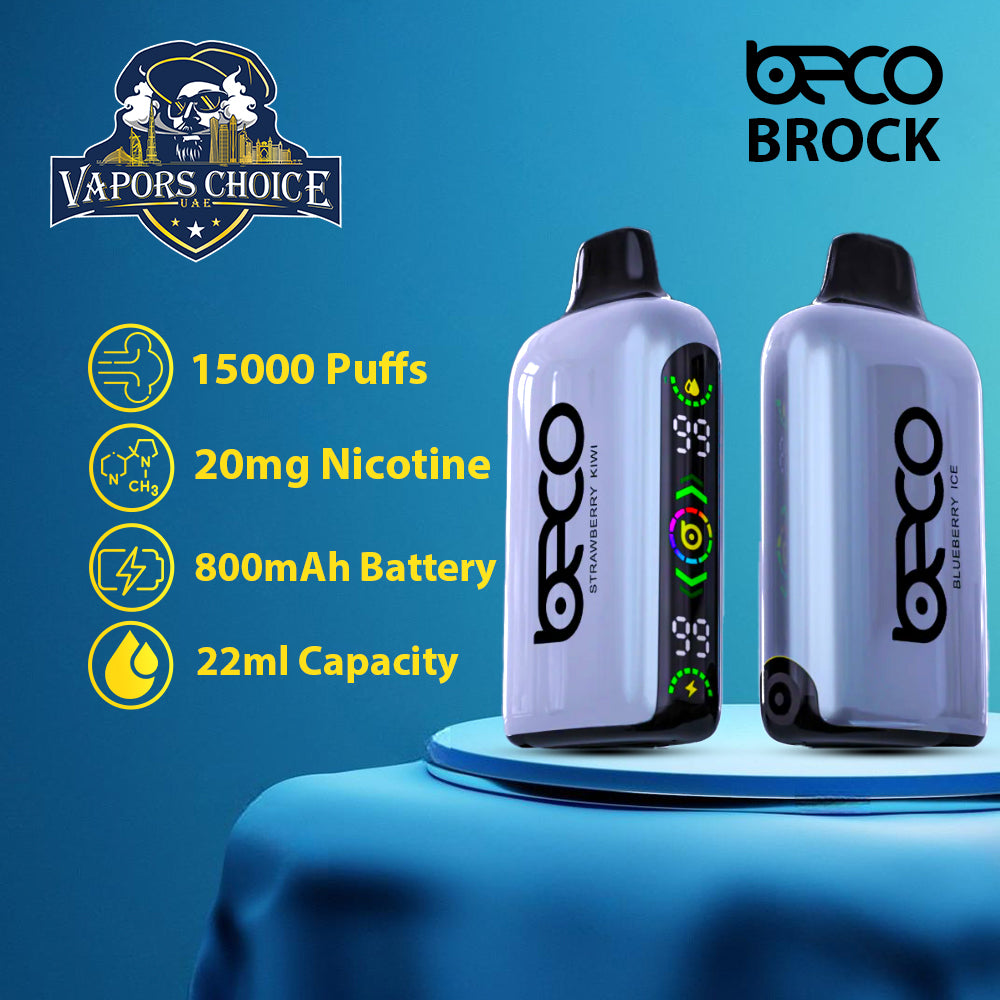 BECO BROCK (20mg) 15000 PUFFS - DISPOSABLE VAPE UAE Abu Dhabi