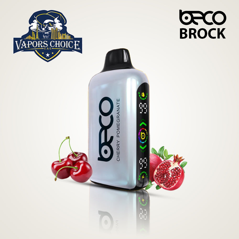 BECO BROCK (20mg) 15000 PUFFS - DISPOSABLE VAPE Cherry Pomegranate UAE Sharjah