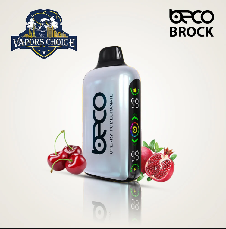 BECO BROCK (20mg) 15000 PUFFS - DISPOSABLE VAPE Cherry Pomegranate UAE 