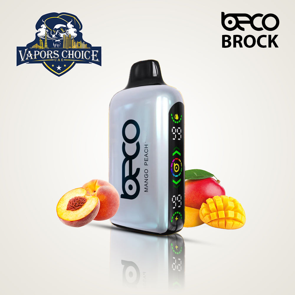 BECO BROCK (20mg) 15000 PUFFS - DISPOSABLE VAPE Mango Peach UAE Al Ain