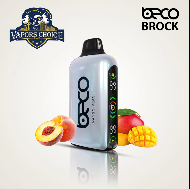 BECO BROCK (20mg) 15000 PUFFS - DISPOSABLE VAPE Peach Mango UAE Abu Dhabi