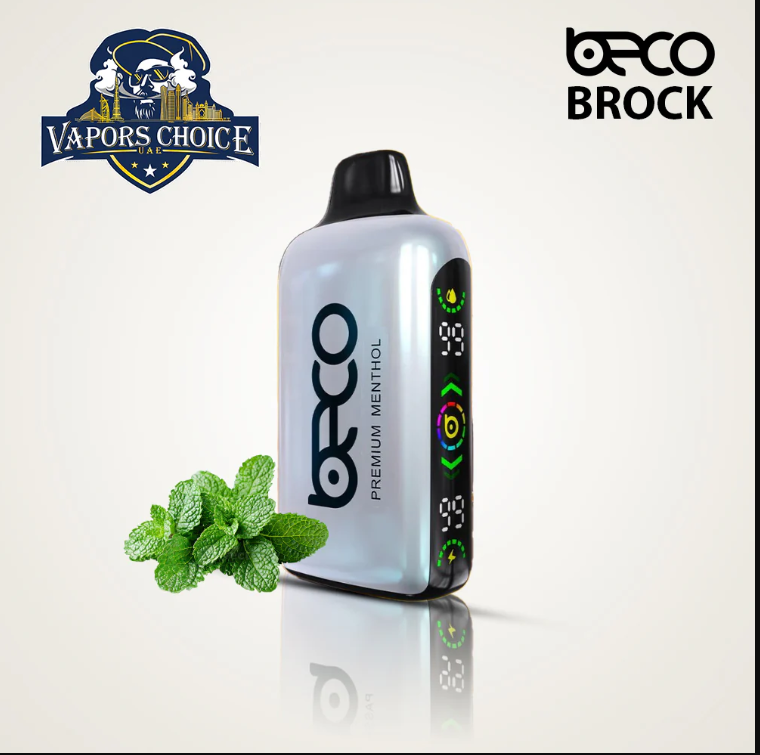 BECO BROCK (20mg) 15000 PUFFS - DISPOSABLE VAPE Premium Menthol UAE Abu Dhabi 