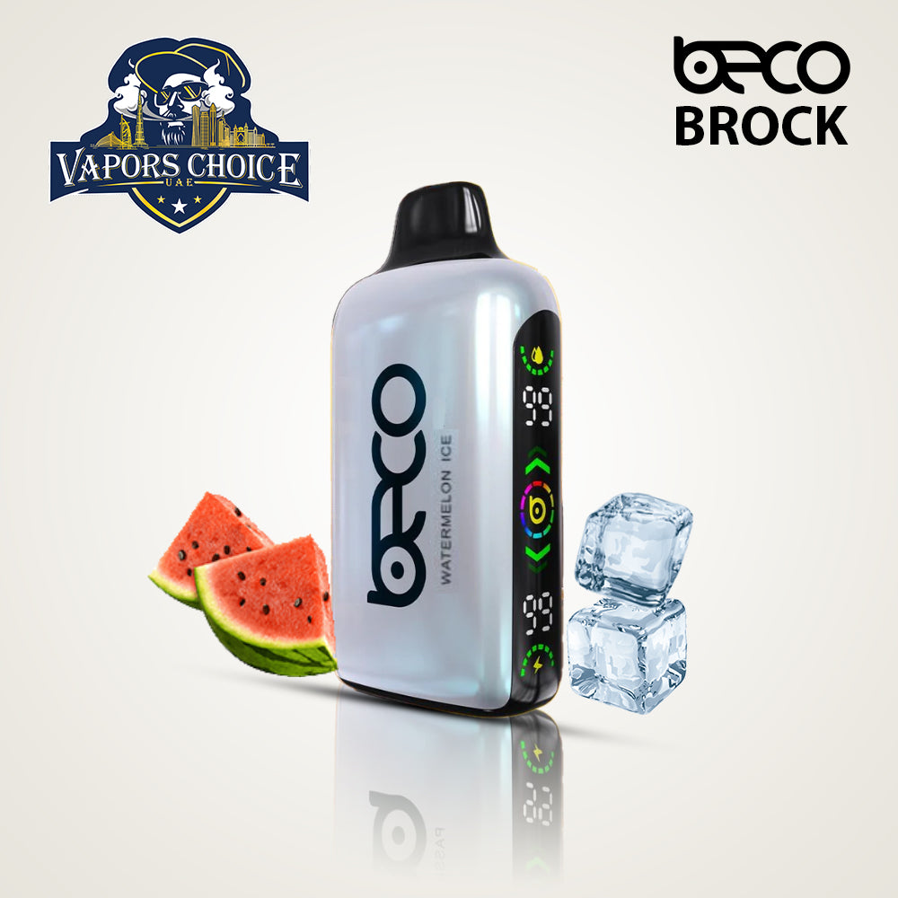 BECO BROCK (20mg) 15000 PUFFS - DISPOSABLE VAPE Watermelon Ice UAE Ajman